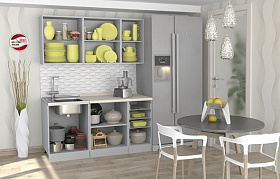 Кухня с фотопечатью Вишня "София" 1,6м в Великом Новгороде - картинка