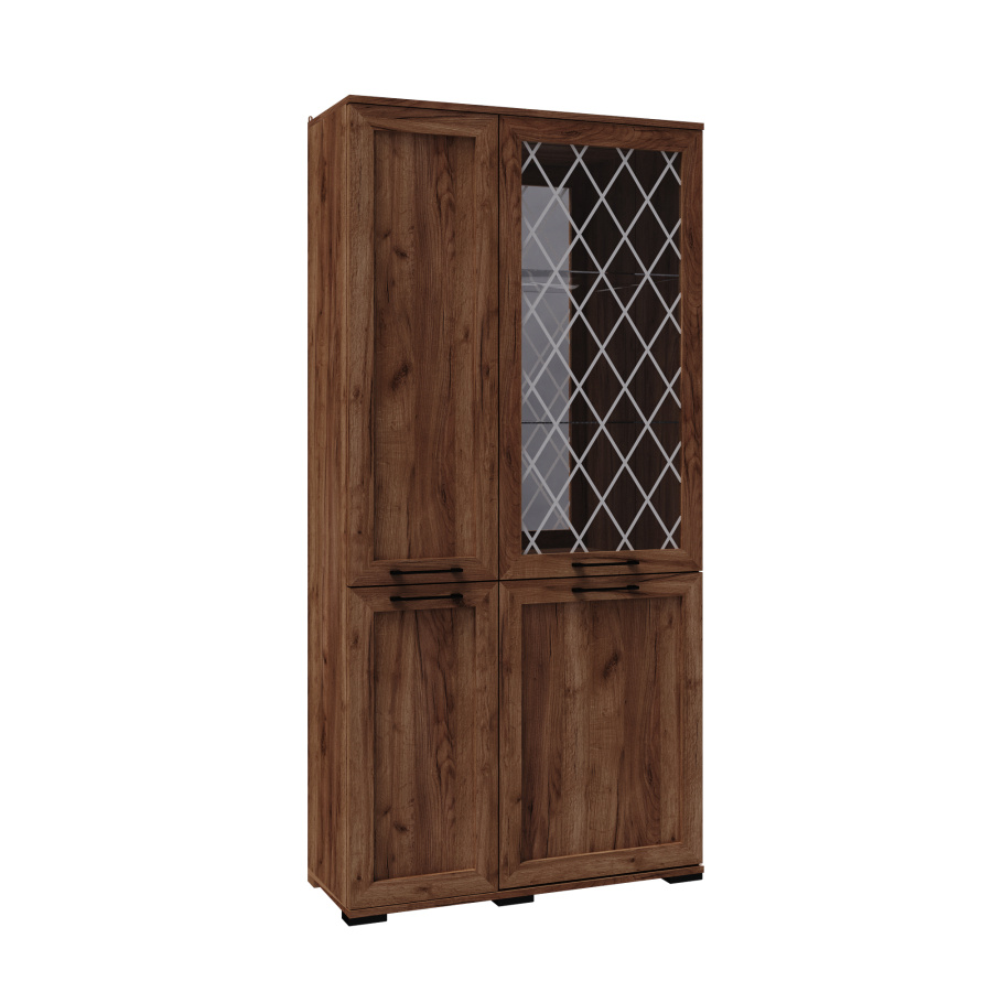 Шкаф с полками и витриной "София" СШ-2 в Великом Новгороде - фото Шкаф с полками и витриной "София" СШ-2 в Великом Новгороде - картинка