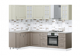 Кухня угловая "Виола Нео" 2,6х1,55м (кантри) в Великом Новгороде - картинка