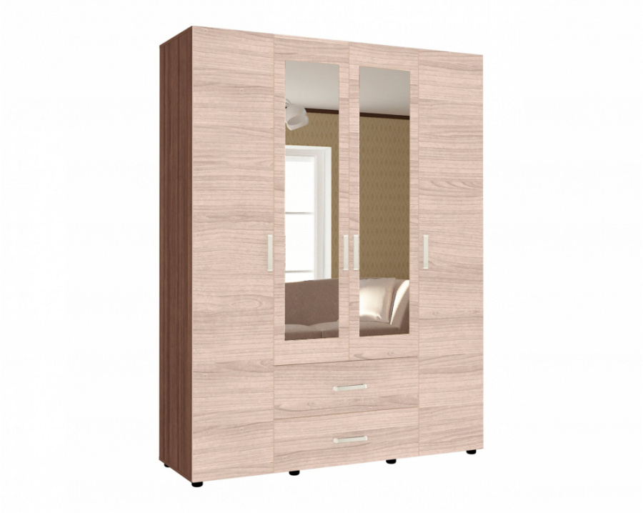 Шкаф 4-х створчатый "ЭВА" ШК-020 в Великом Новгороде - фото Шкаф 4-х створчатый "ЭВА" ШК-020 в Великом Новгороде - картинка