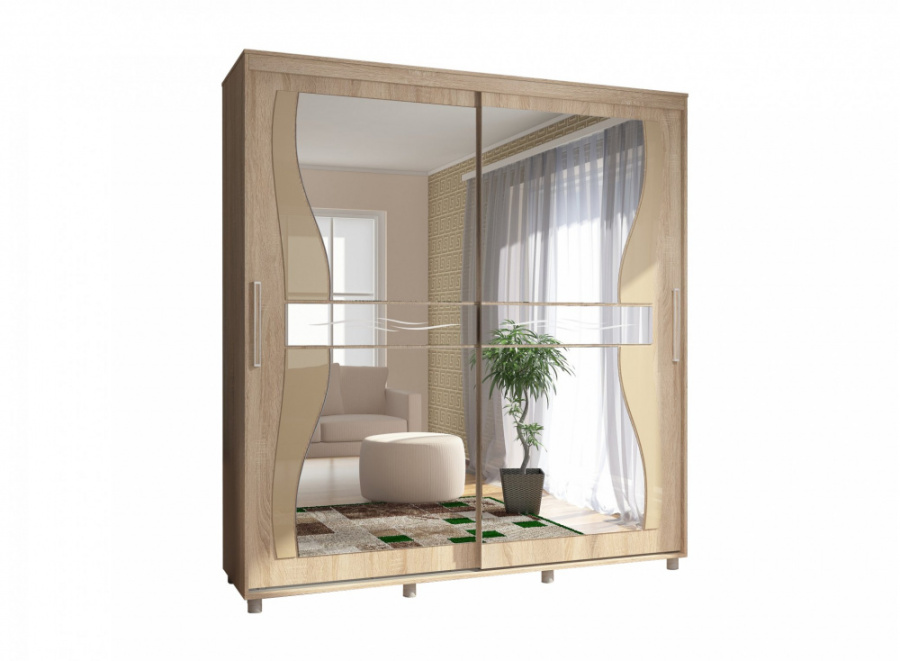 Шкаф-купе "Комфорт-12 ПРАЙМ 2,0 м" (фигурные) в Великом Новгороде - фото Шкаф-купе "Комфорт-12 ПРАЙМ 2,0 м" (фигурные) в Великом Новгороде - картинка