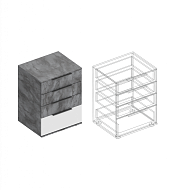 Комод с 4 ящиками «Моника» в Великом Новгороде - картинка