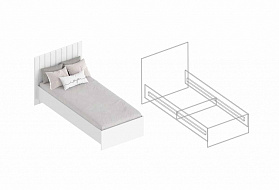 Кровать «Сандра» 0,9 в Великом Новгороде - картинка