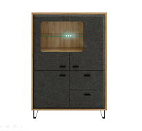 Тумба Грейс KOM2W1D2S с подсветкой в Великом Новгороде - картинка