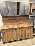 Кухня Флэт Wotan oak/ Temple Stone в Великом Новгороде - картинка