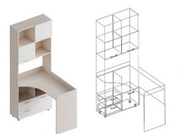 Уголок письменный «Умка» (Левый) в Великом Новгороде - картинка