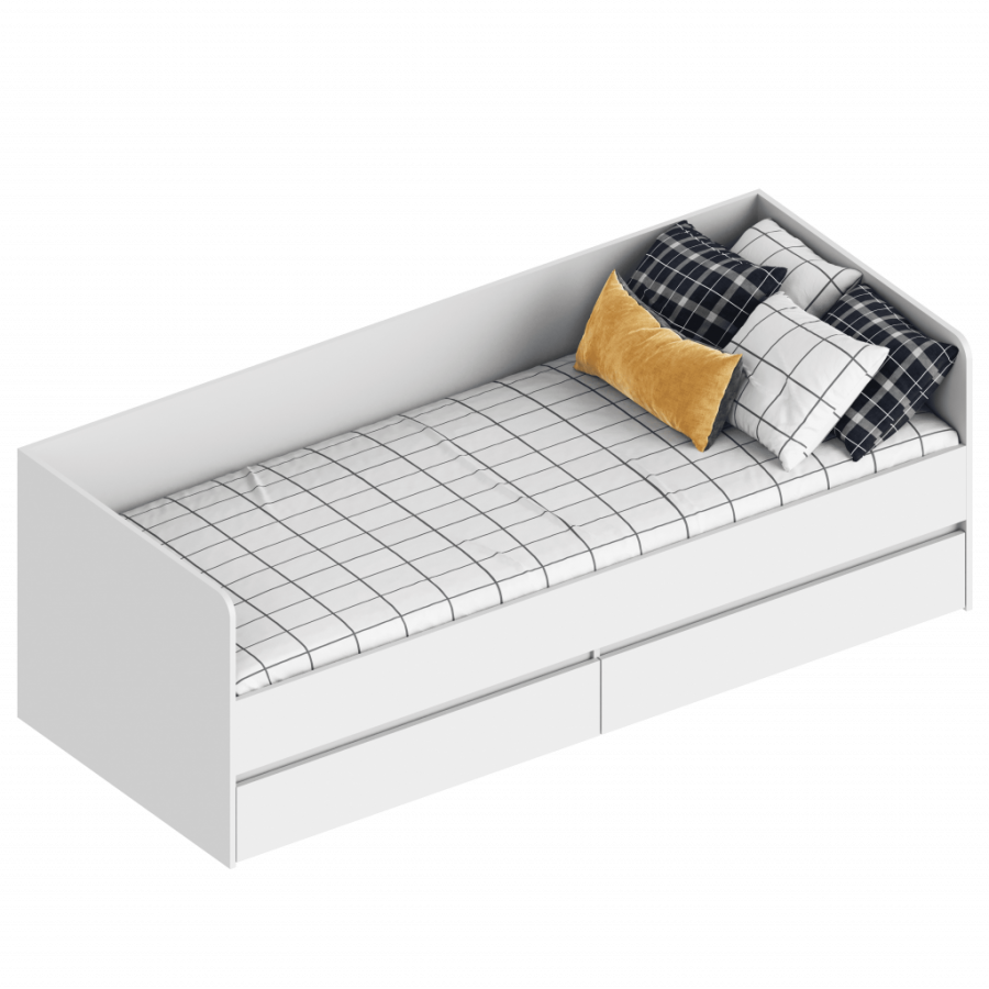 Кровать «Бьянко» с 2 ящиками в Великом Новгороде - картинка