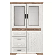 Шкаф с витриной Марсель REG2W1D4S в Великом Новгороде - картинка