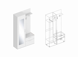 Прихожая левое исполнение в Великом Новгороде - картинка