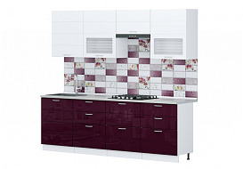 Кухня "Виола Нео" 2,4 м (тигра широкая) в Великом Новгороде - картинка