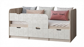 Детская кровать Юниор-9 1,8 МДФ, (левый) в Великом Новгороде - картинка