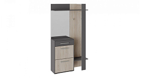 Вешалка комбинированная с крючками и зеркалом "Нуар" тип 1 в Великом Новгороде - фото Вешалка комбинированная с крючками и зеркалом "Нуар" тип 1 в Великом Новгороде - картинка