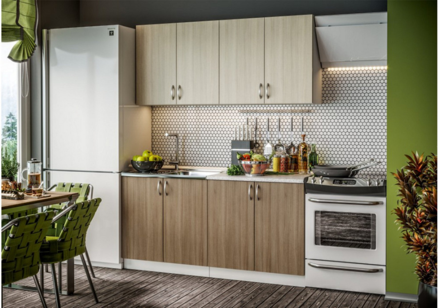 Кухня "КОНТЕМП ЭКМ" 1,6 м (Виола Нео) в Великом Новгороде - фото Кухня "КОНТЕМП ЭКМ" 1,6 м (Виола Нео) в Великом Новгороде - картинка