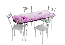 Обеденная группа с раздвижным столом в Великом Новгороде - картинка