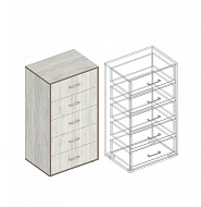 Комод «Анита» с 5 ящиками в Великом Новгороде - картинка