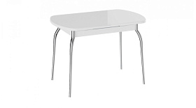 Стол обеденный раздвижной со стеклом "Рио" в Великом Новгороде - фото Стол обеденный раздвижной со стеклом "Рио" в Великом Новгороде - картинка