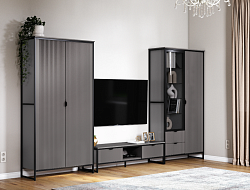 Шкаф двухдверный "Нора" гостиная в Великом Новгороде - фото Шкаф двухдверный "Нора" гостиная в Великом Новгороде - картинка