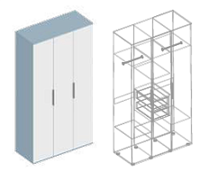 Шкаф 3-ств МС«Бриз» в Великом Новгороде - фото Шкаф 3-ств МС«Бриз» в Великом Новгороде - картинка