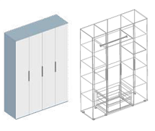 Шкаф 4-ств для одежды МС«Бриз» в Великом Новгороде - фото Шкаф 4-ств для одежды МС«Бриз» в Великом Новгороде - картинка