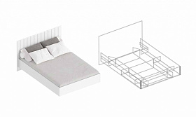 Кровать «Сандра» 1,6 в Великом Новгороде - фото Кровать «Сандра» 1,6 в Великом Новгороде - картинка