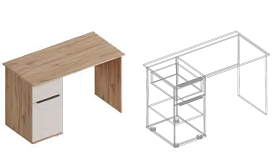 Стол письменый ЛЕВЫЙ МС «Сицилия» в Великом Новгороде - фото Стол письменый ЛЕВЫЙ МС «Сицилия» в Великом Новгороде - картинка