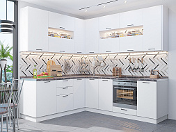 Кухня Флэт-02 в Великом Новгороде - фото Кухня Флэт-02 в Великом Новгороде - картинка