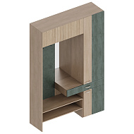 Прихожая с пеналом и антресолью ПРАВАЯ МС "Ева" в Великом Новгороде - фото Прихожая с пеналом и антресолью ПРАВАЯ МС "Ева" в Великом Новгороде - картинка