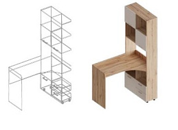 Уголок письменный «Умка» (правое) в Великом Новгороде - фото Уголок письменный «Умка» (правое) в Великом Новгороде - картинка